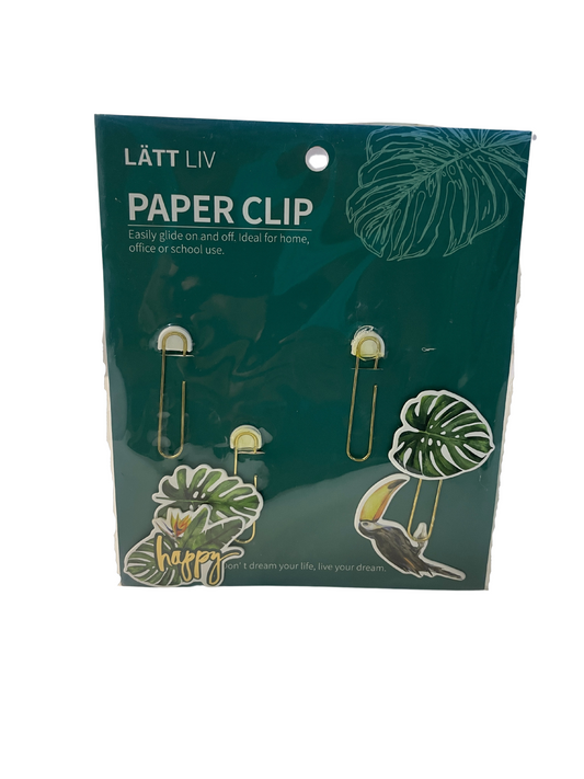 Monsterat Leaf Paper Clip Set