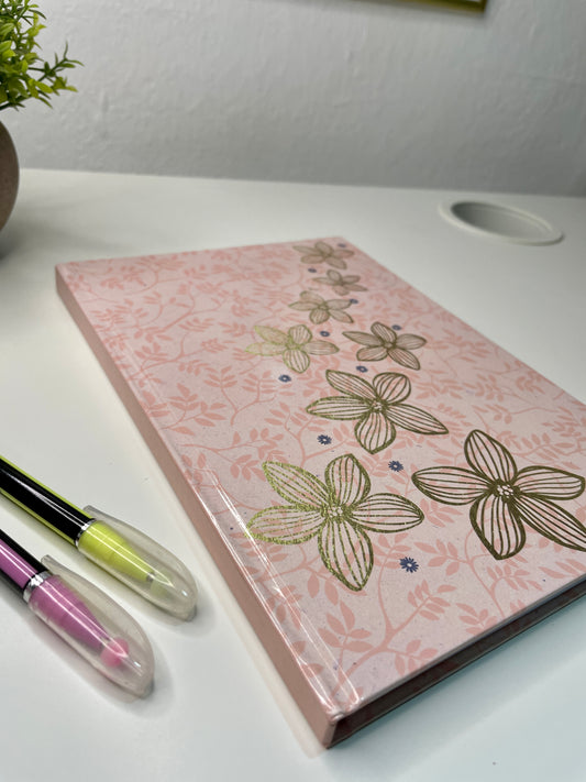 The Pink Leafy Notebook